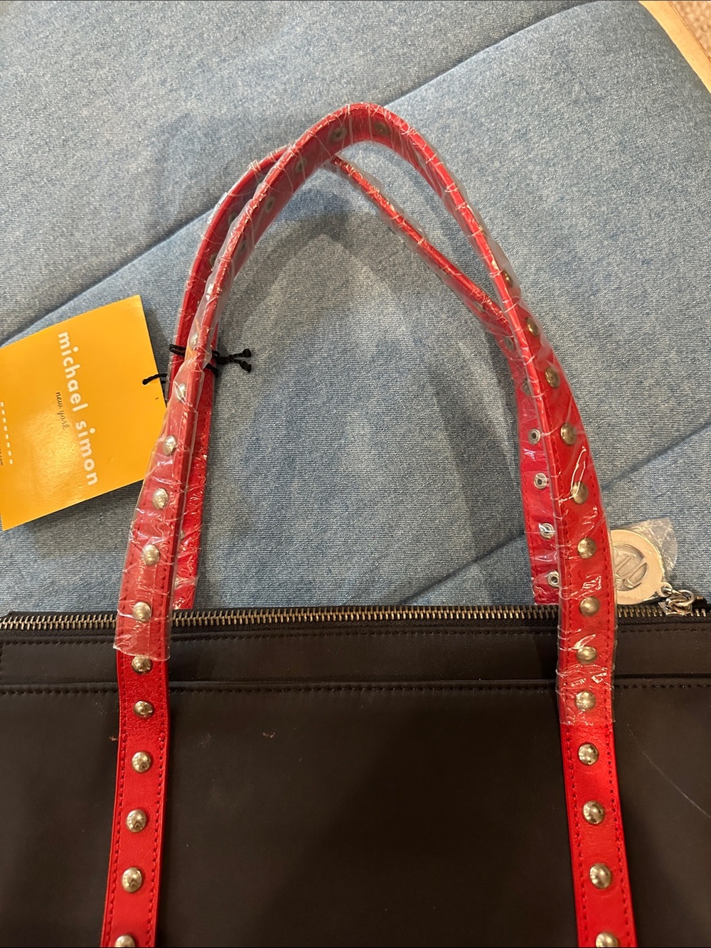 NWT RARE VINTAGE Michael Simon “Dogs” Bag - Picture 10 of 10